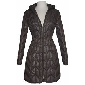 Via Spiga Coat NWT SZ Small Steel Zip Front